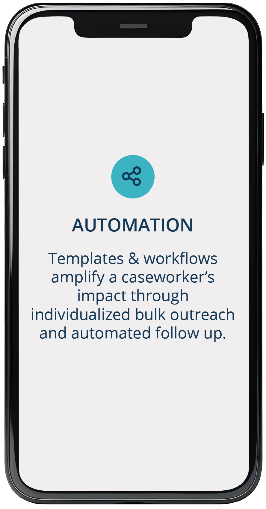 Templates & workflows amplify a caseworker’s impact through individualized bulk outreach and automated follow up.
